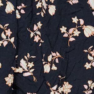 Old Navy Dark FLoral Long Sleeve dress size M